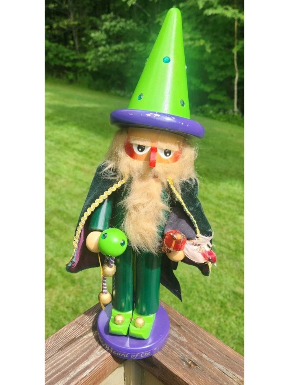 Steinbach The Wizard of Oz 17" Wizard Nutcracker Handmade Wood Germany No Box